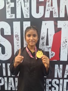 JUARA 1Peraih Medali Emas Kejuaraan Pencak Silat Tingkat Nasional Piala Presiden 2026 
